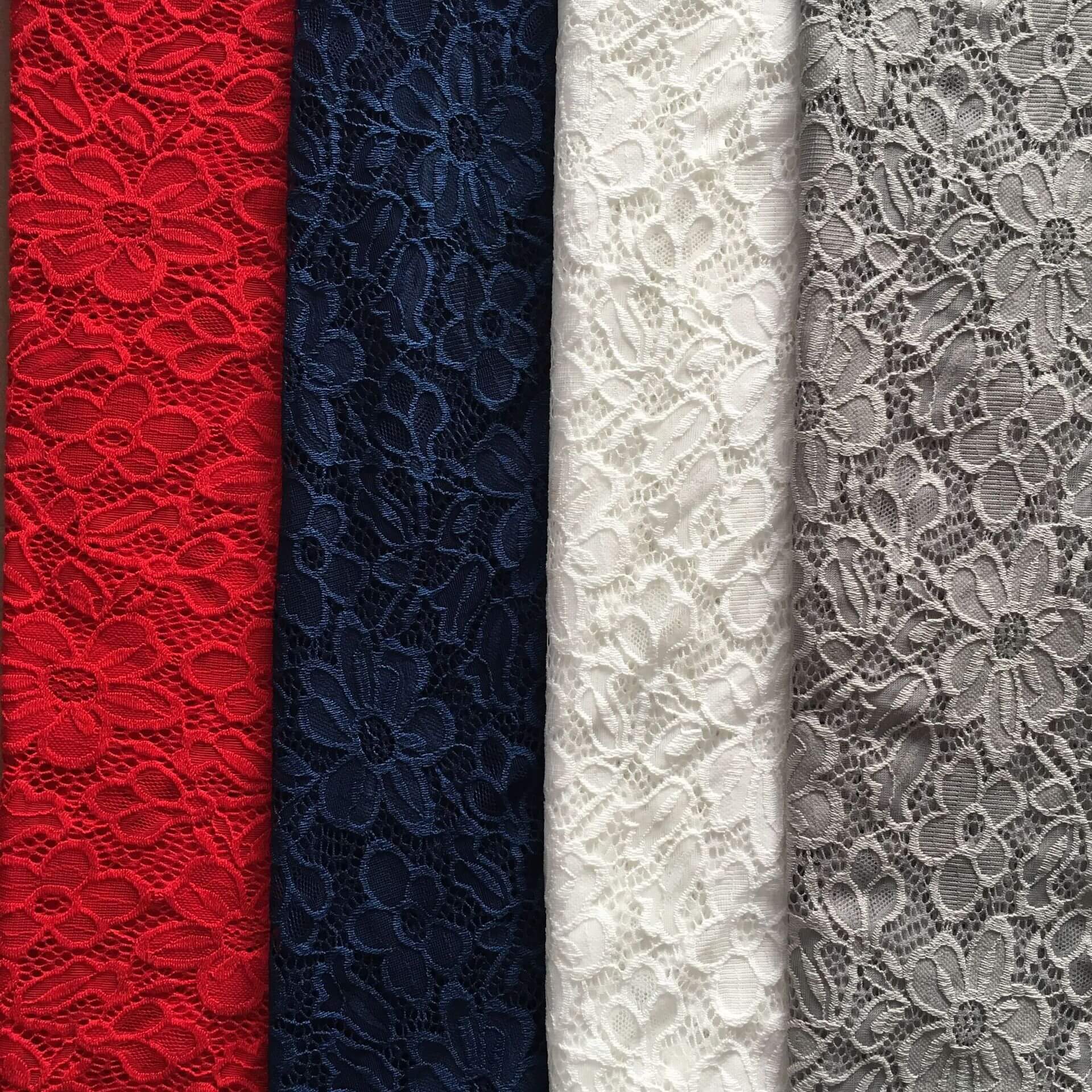 Lace Fabric Cutwork Nylon Warp Knit Wholesale Supplier 4